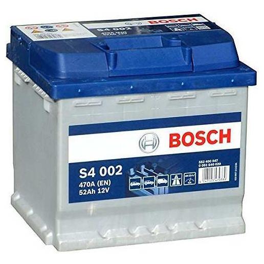 АКБ Bosch Silver S4 002 52Ah/470A (-/+) 207x175x190